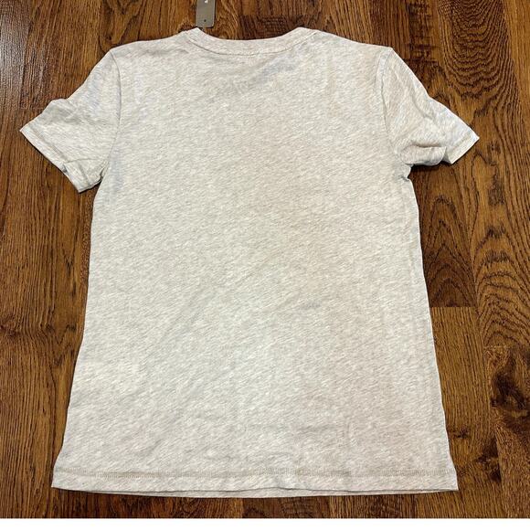 J. Crew Women's Vintage Jersey Style T-Shirt Beige Size XXS NWT Everyday Style - Picture 2 of 5